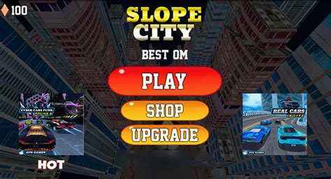 The game is set in the bustling streets of a city where the player controls a ball and navigates through obstacles while trying not to lose momentum. . Unblocked games slope city